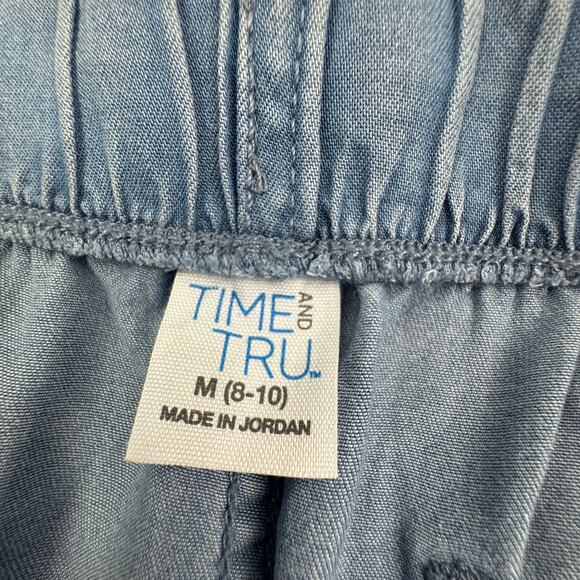 Time and Tru 100% Lyocell Lightweight Soft Pull On Shorts Women's Size m 8-10 - Picture 4 of 6